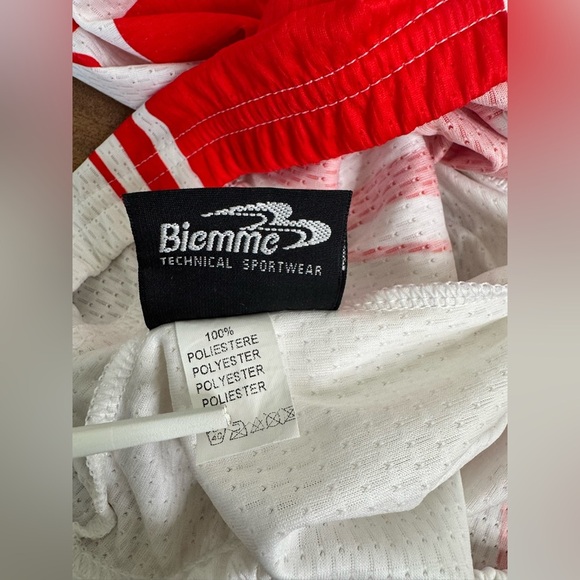 Men’s Biemme England Cycling Jersey Flag Crest Made in Italy Back Pocket Top - Picture 5 of 8